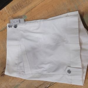 NWT cream shorts, WHBM